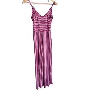 American Eagle Strappy Capri Striped Jumpsuit Romper Women's XS